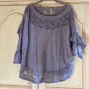 Free People Purple Top